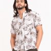 Tropical Print Regular Fit Shirt for Men